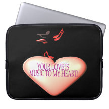 Sweet Music Laptop Computer Sleeve