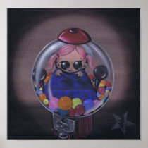 coallus, michael, banks, gum, gymball, sweet, creepy, cute, big, eye, art, sense organ, Invinsible (album), sensory receptor, Skylar Grey, artificial flower, ocellus, commercial art, oculus sinister, simple eye, fine art, naked eye, cyberart, plastic art, work of art, written language, written communication, graphic art, henry sweet, black and white, compound eye, gum ball, chewing gum, small print, fine print, bubble gum, oculus, receptor, Poster with custom graphic design