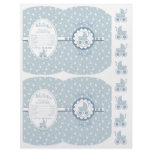 Sweet One Boy Mini Puff Box Template flyers