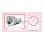 Sweet One Girl Photo Card