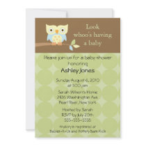 Sweet Owl Baby Shower invitations by celebrateitinvites Sweet Owl Baby Shower invitations