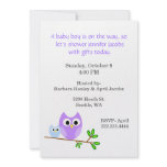 Sweet Owls Baby Shower Invitation