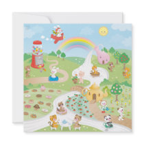 Sweet paradise custom invites
