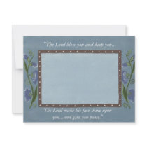 Sweet Pea Blue invitations by ForGracie Sweet Pea Blue invitations