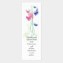 Sweet Pea Bookmark business cards