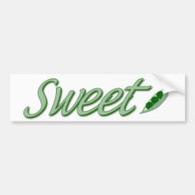 Sweet Pea Bumper Sticker