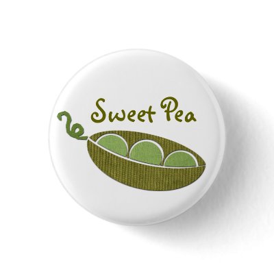 Sweet Pea Button by litabug