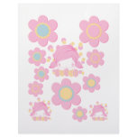 Sweet Pea Cutie Cutouts 2 Custom Letterhead