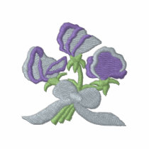 Sweet Pea embroidered shirts