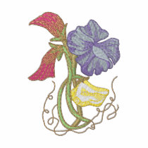 Sweet Pea embroidered shirts by ZazzleEmbroidery Sweet Pea embroidered shirts