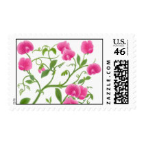 Sweet Pea Flower Vines Postage postage by twopurringcats Sweet Pea Flower Vines Postage postage
