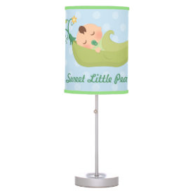 Sweet Pea in a Pod Baby Boy Nursery Room Decor Table Lamps