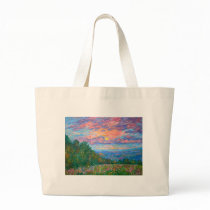 Sweet Pea Morning on the Blue Ridge Tote Bag