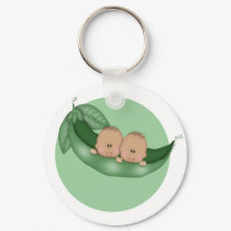 Sweet Pea Twins keychains by Ricaso_Greetings Sweet Pea Twins keychains