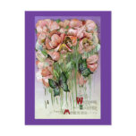 Sweet Peas and Butterflies Vintage Easter postcards