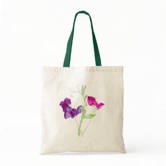 'Sweet Peas' Budget Tote Bag bag