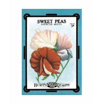 Sweet Peas Spencer Mixed Seed Packet Burt's Seeds t-shirts by vintagegiftmall Sweet Peas Spencer Mixed Seed Packet Burt's Seeds t-shirts