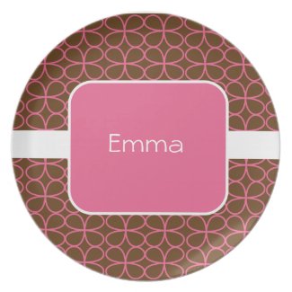 Sweet Personalized Kids Plate plate