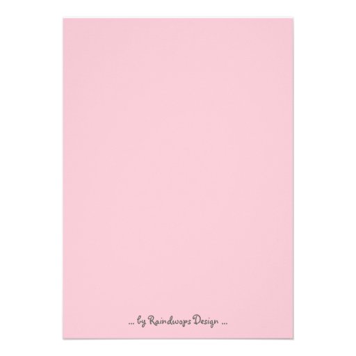 Sweet Pink and White Love Bridal Shower Invitation