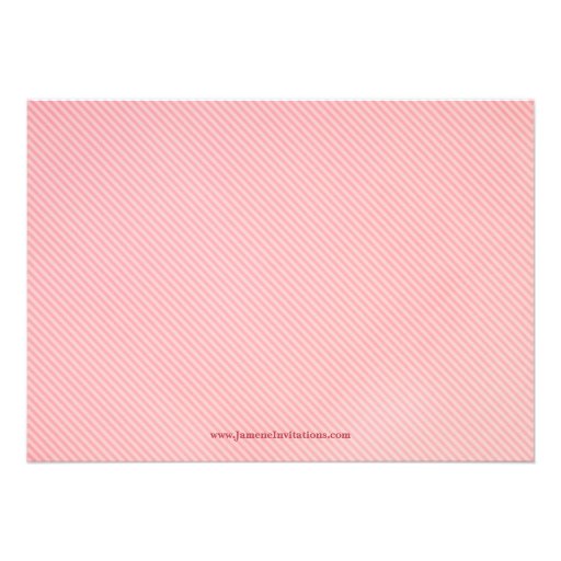 Sweet pink carriage 6 photo birthday party invite