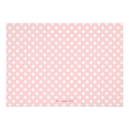 Sweet Pink Cross Baptism Christening Invitation