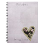 Sweet Pink Garden of Roses Note Books
