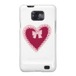 Sweet Pink Heart Samsung Galaxy Case