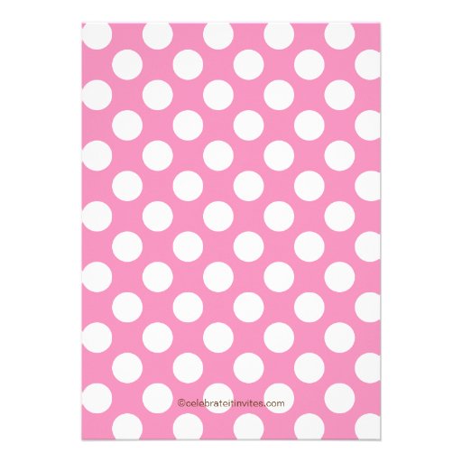 Sweet Pink Ladybugs Baby Shower Invitation
