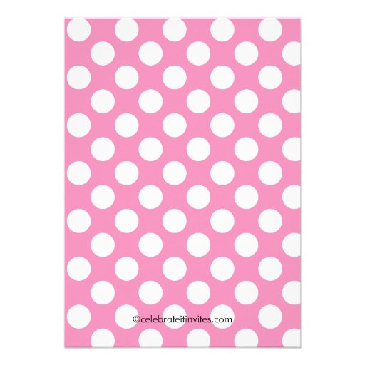 Sweet Pink Ladybugs Birthday Invitation