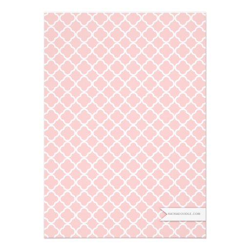 Sweet Pink Teapot Bridal Shower Tea Party Personalized Invitation