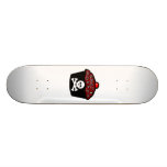 Sweet Poison Cupcake Skull & Crossbones Skate Board Deck