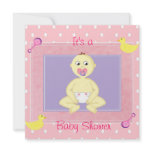 Sweet Poka-Dot-pink baby Personalized Announcement