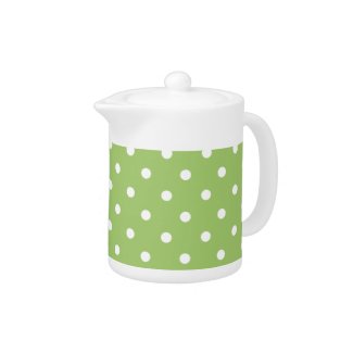 Sweet Polka Dots teapot