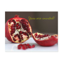 Sweet POM Pomegranate Collection Invitation postcards