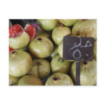 Sweet pomegranates with Arabic writing postcards