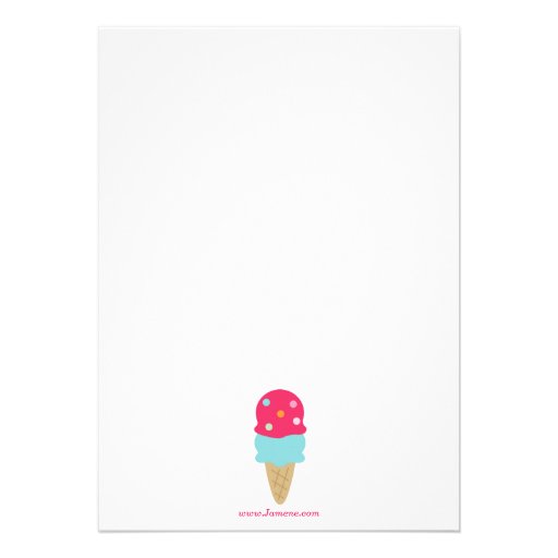 Sweet popsicles girl's birthday party invitation