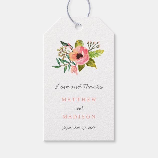 Sweet Posie | Wedding Gift Tags Pack Of Gift Tags