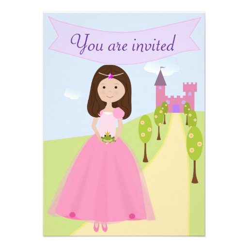 Sweet Princess Birthday Invitation