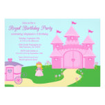 Sweet princess girl's birthday party invitation invitations