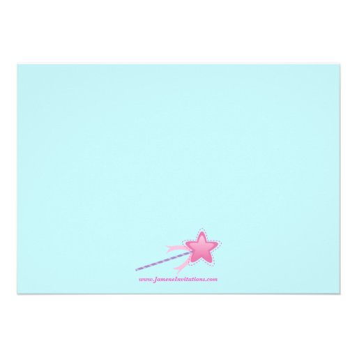Sweet princess girl's birthday party invitation