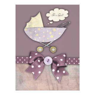 Sweet Purple Invitations