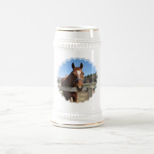 Sweet Quarter Horse Beer Stein Mug