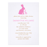 Sweet Rabbits Baby Shower Invitations