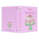Sweet Recipes~Cook Book~Personalize! binders