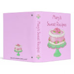 Sweet Recipes~Cook Book~Personalize! binders