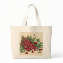 Sweet Red Cherries Canvas Bag