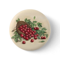 Sweet Red Cherries Pins