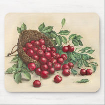 Sweet Red Cherries Mouse Pad