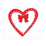 Sweet Red Heart Post Cards
