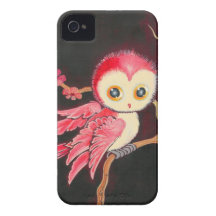 Sweet Red Owl iPhone 4 Case-Mate Case